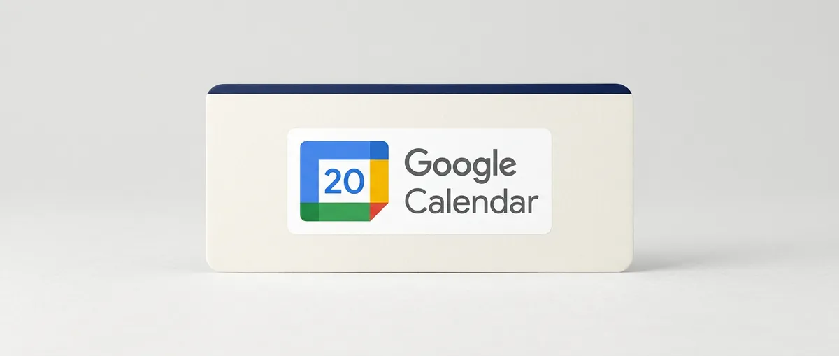 Google Calendar live synchronization integration logo