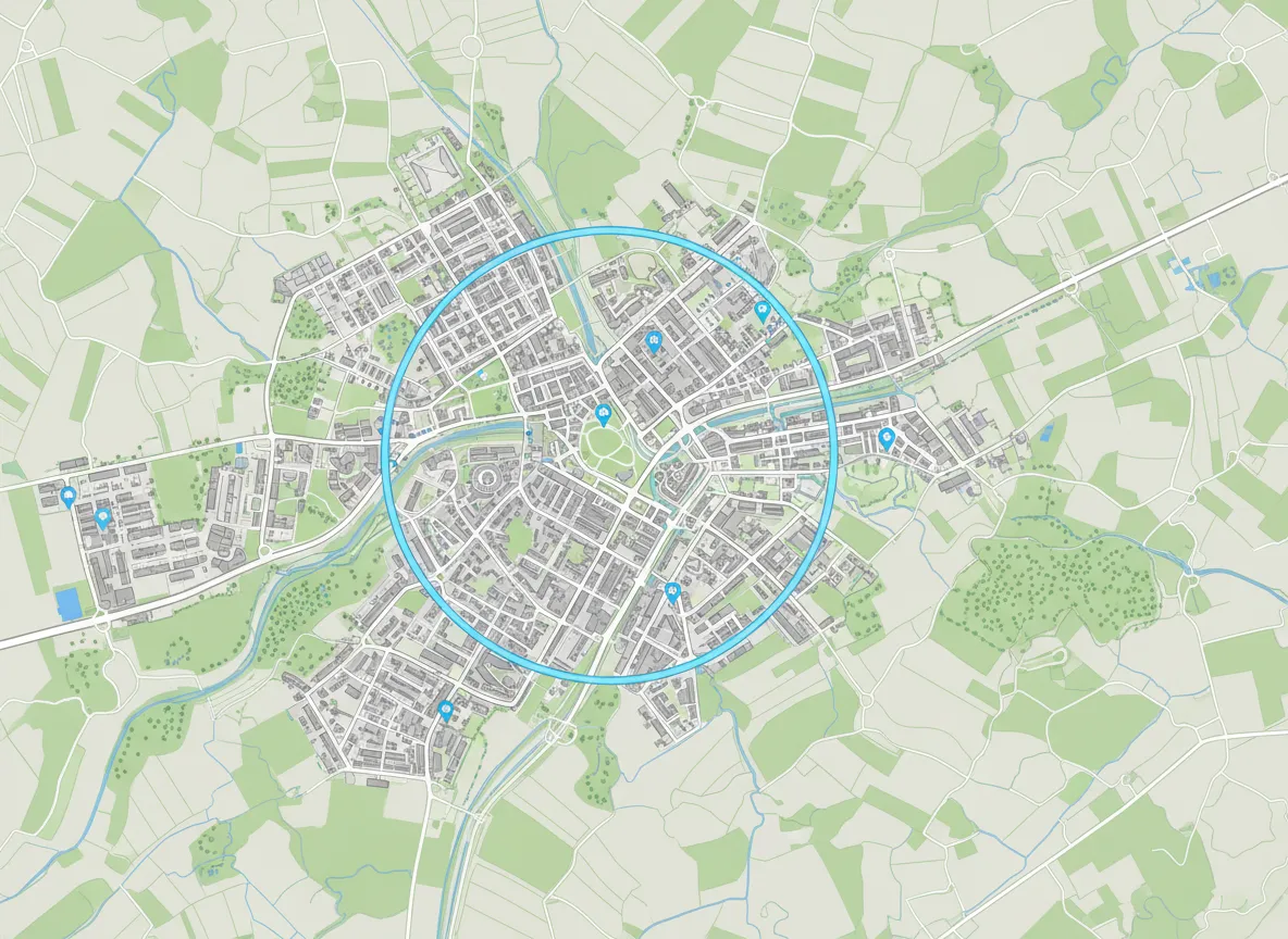 Zone d'intervention du service de Nettoyage de pavé uni autour de Sherbrooke