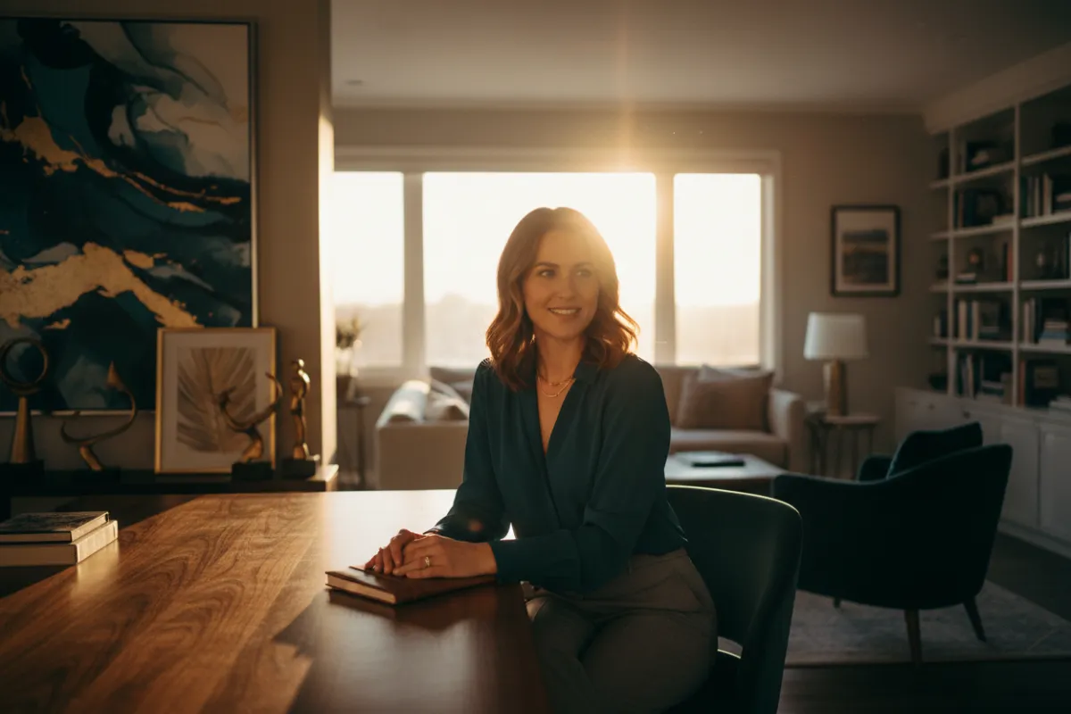 A busy professional working mother managing career and family life
