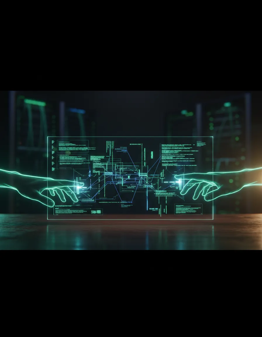 Cinematic visual of systematic digital leverage