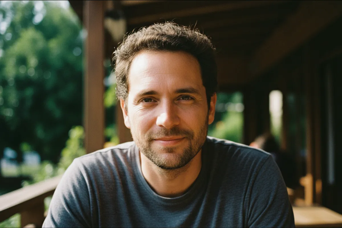 Cinematic portrait of James M.
