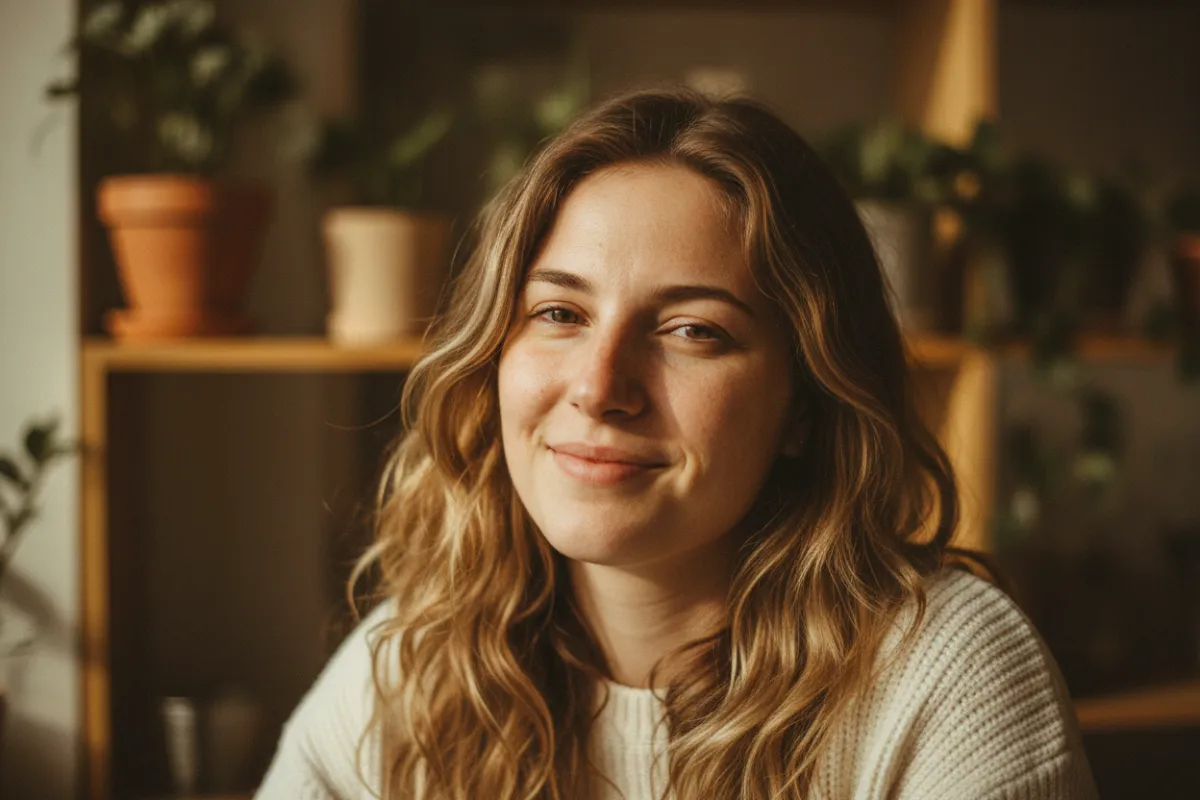 Cinematic portrait of Maya T.