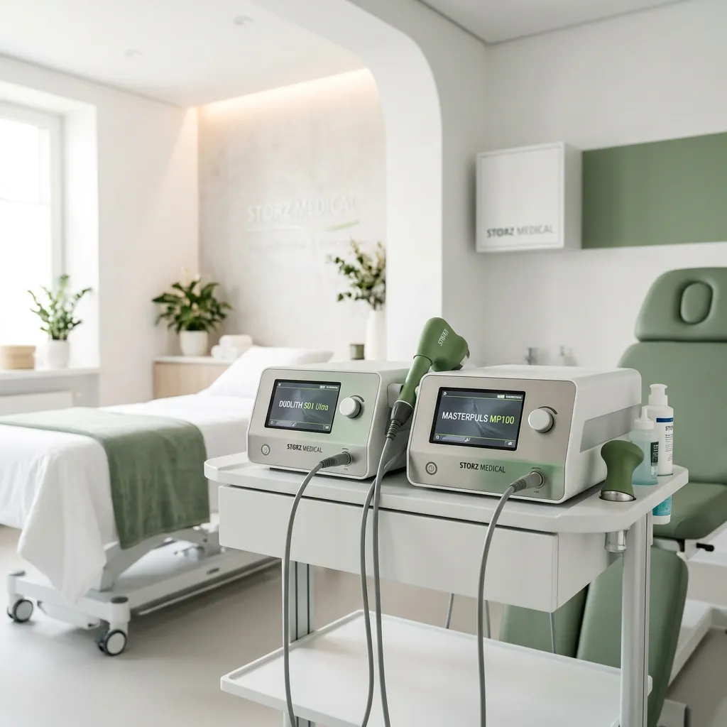 Dispositivo Storz Medical per terapia a onde d'urto e tecnologie di riabilitazione fisioterapica avanzata