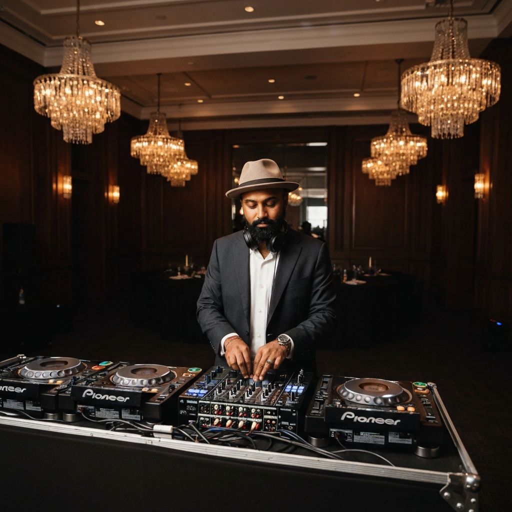 Live DJ entertainment at Rhythm and Paint