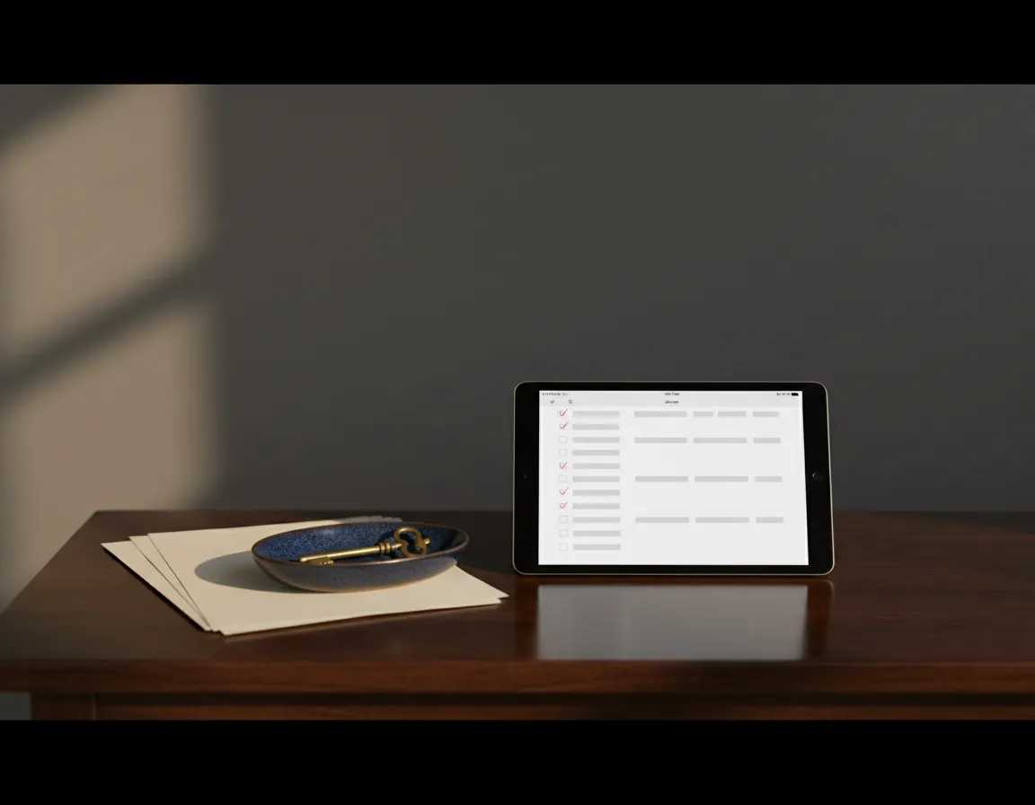 Detailed move-in property inspection and documentation