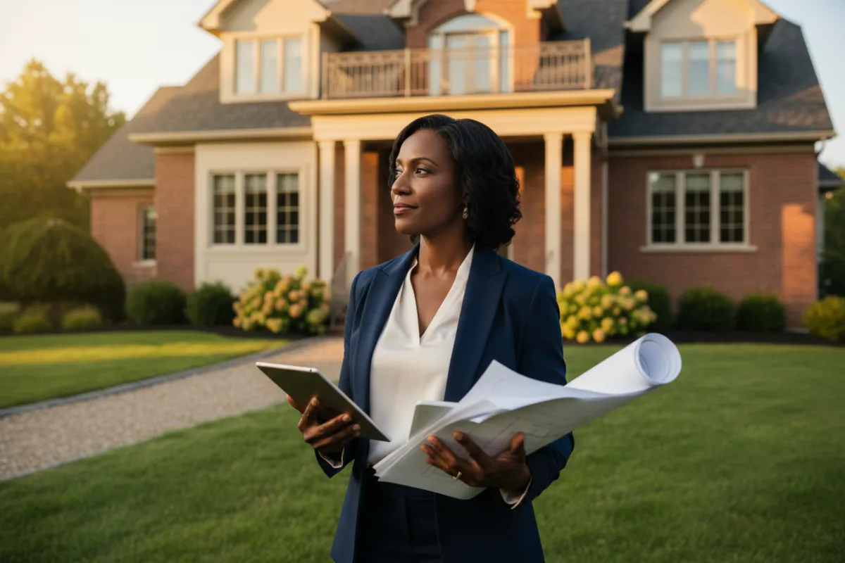 A dignified adult reviewing housing options with confidence