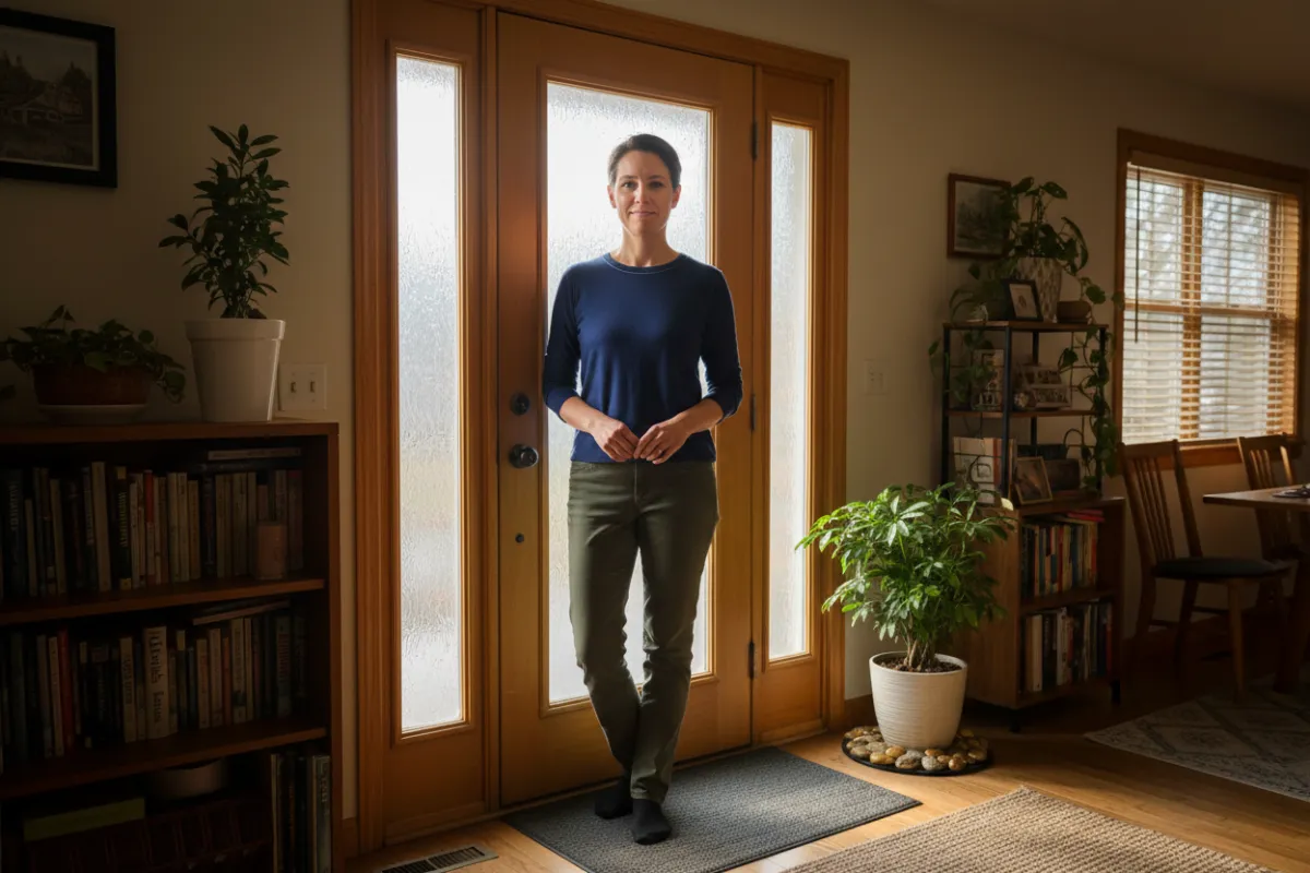 A low-income adult securing stable shared housing