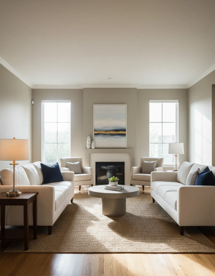 Clean, well-maintained shared residential living space