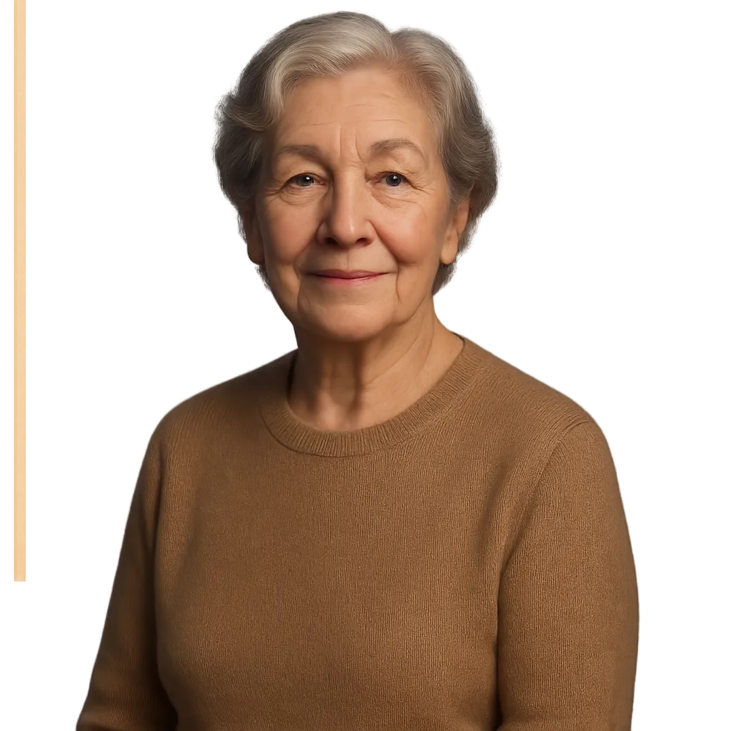 Dignified portrait of a senior adult