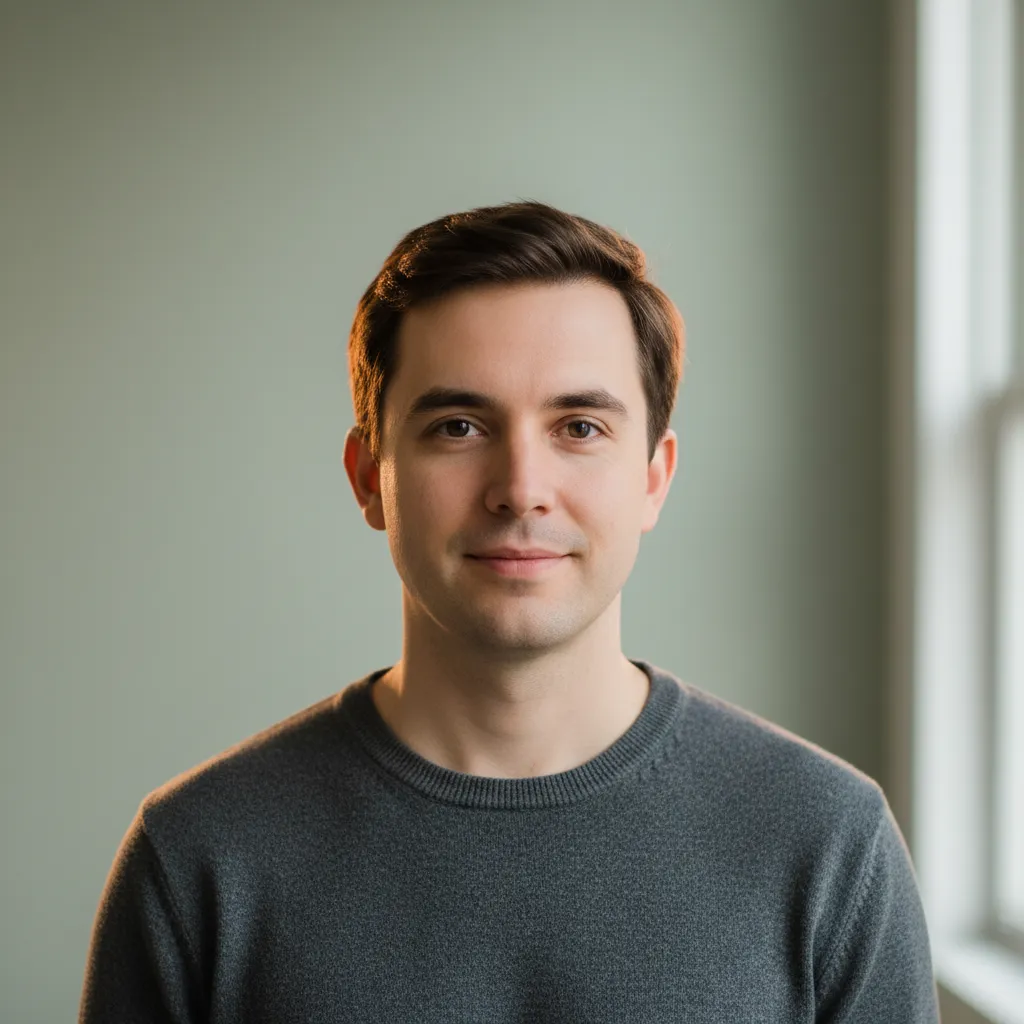 Soft focus portrait of David