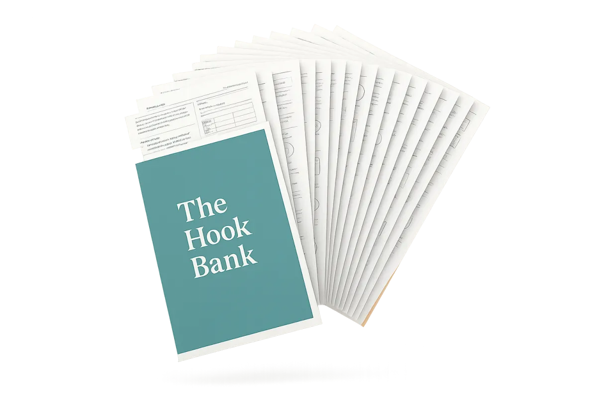 A digital mockup displaying all 25 science lesson hook cards neatly organized.
