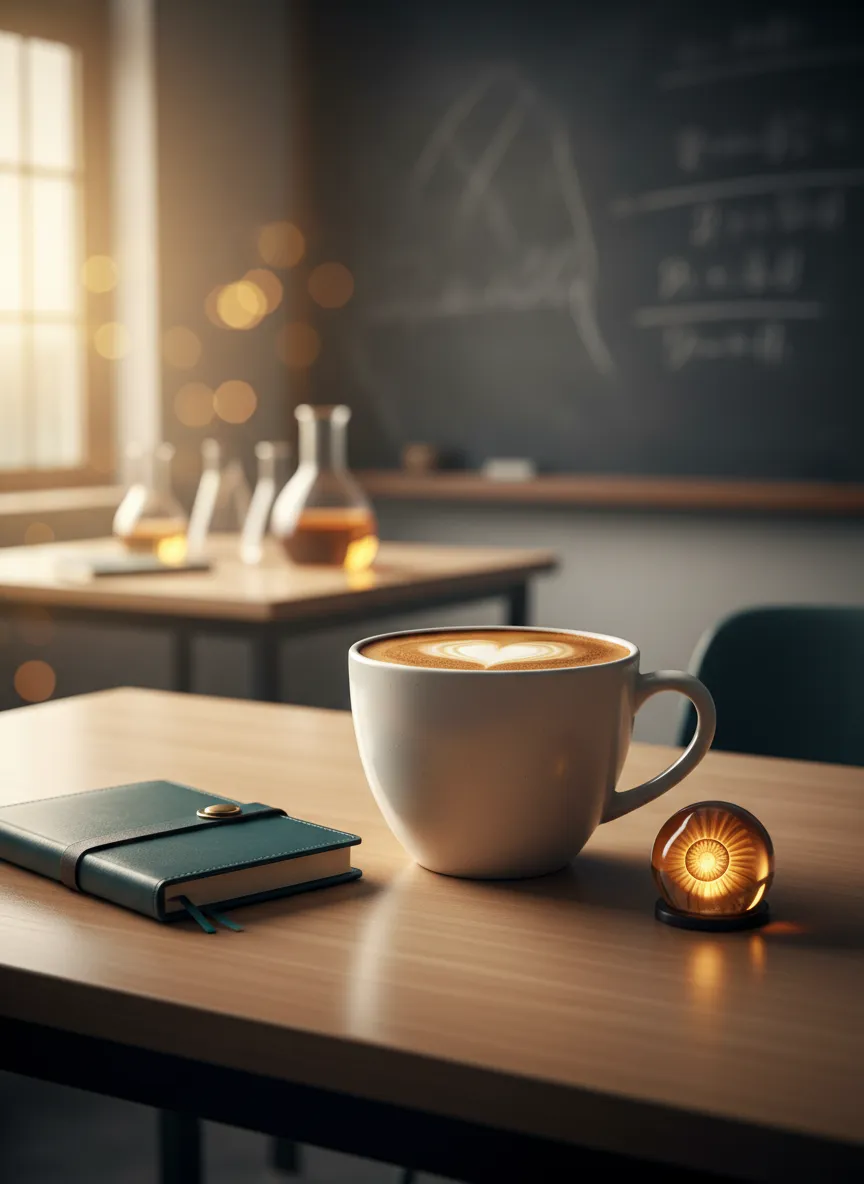A cup of fancy latte representing the same cost as The Hook Bank