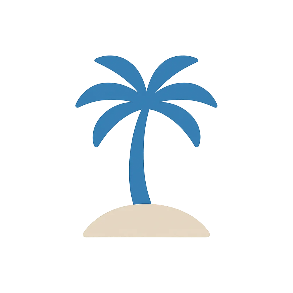 Blue Palm Collective Logo