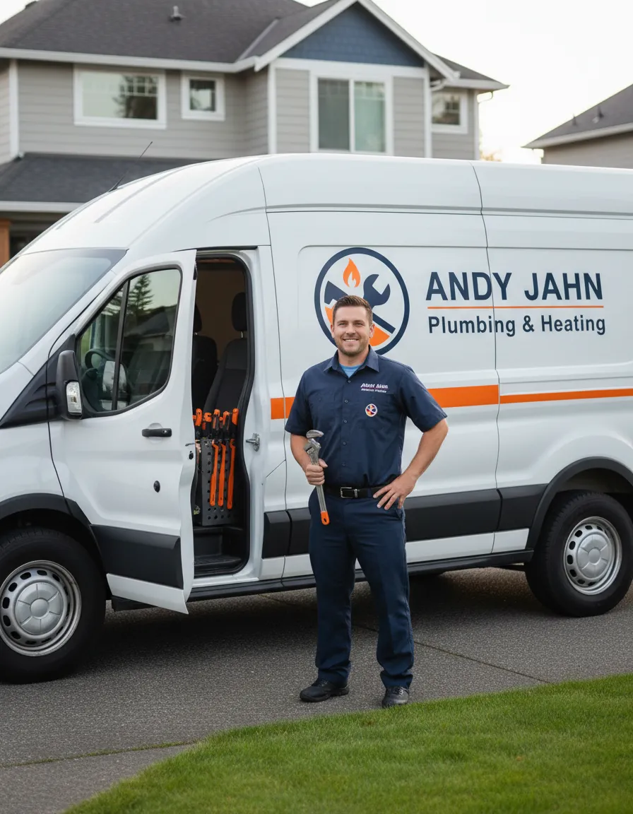 Andy Jahn Plumbing & Rooter professional plumbers on the job in Auburn