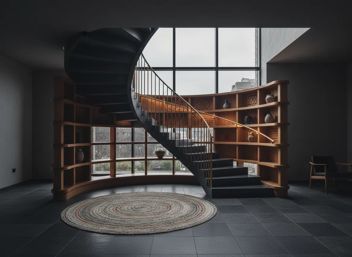 Modern architecture and handcrafted finishes