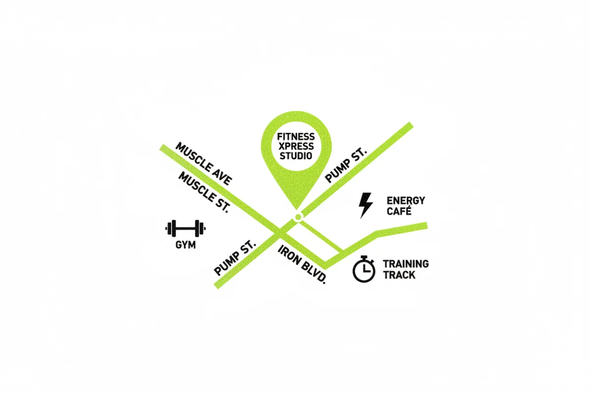 Fitness Xpress Studio Location Map