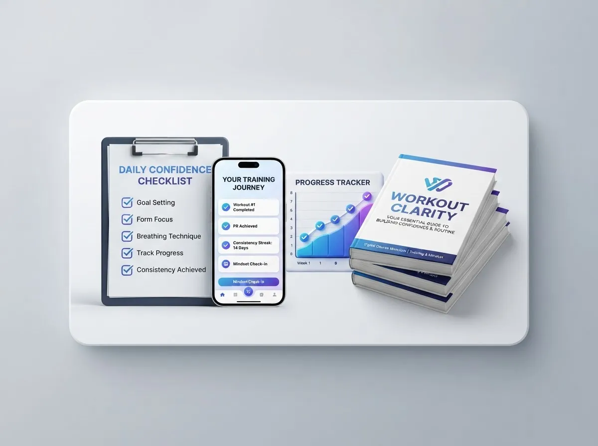 Workout clarity - training confidence digital product mockup