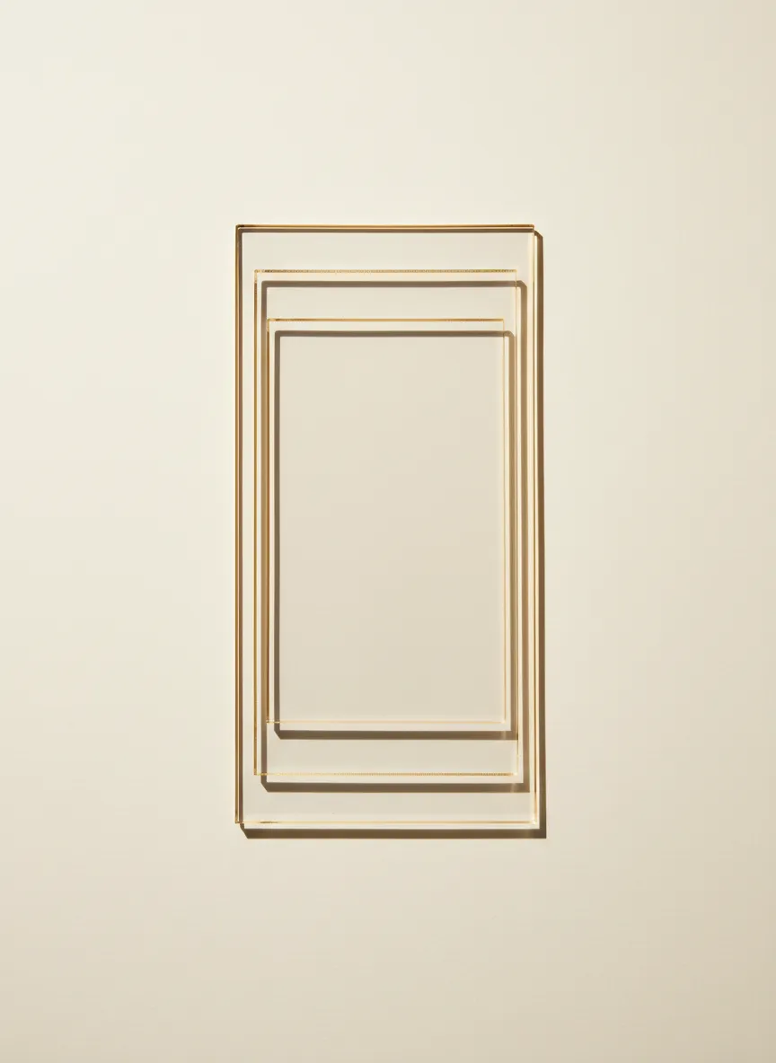 Abstract structured architectural elements representing clarity