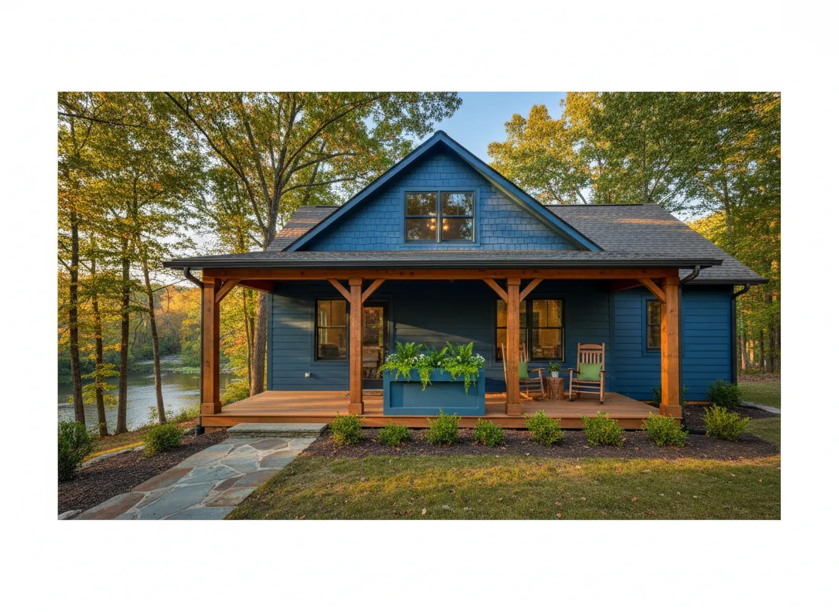 River Bend Bliss vacation rental exterior — Cedar Creek TX
