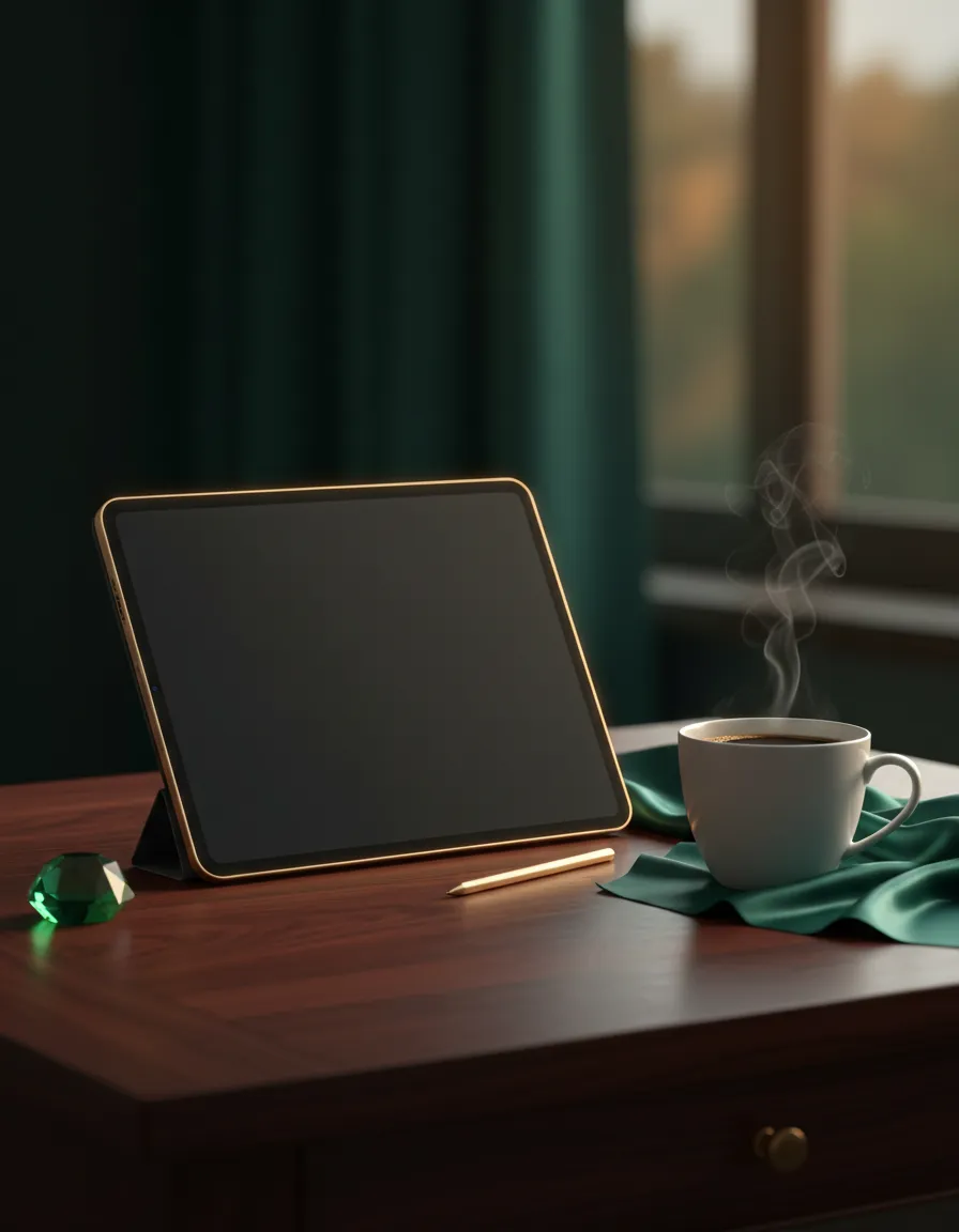 Elegant modern technology displaying a seamless digital quote process