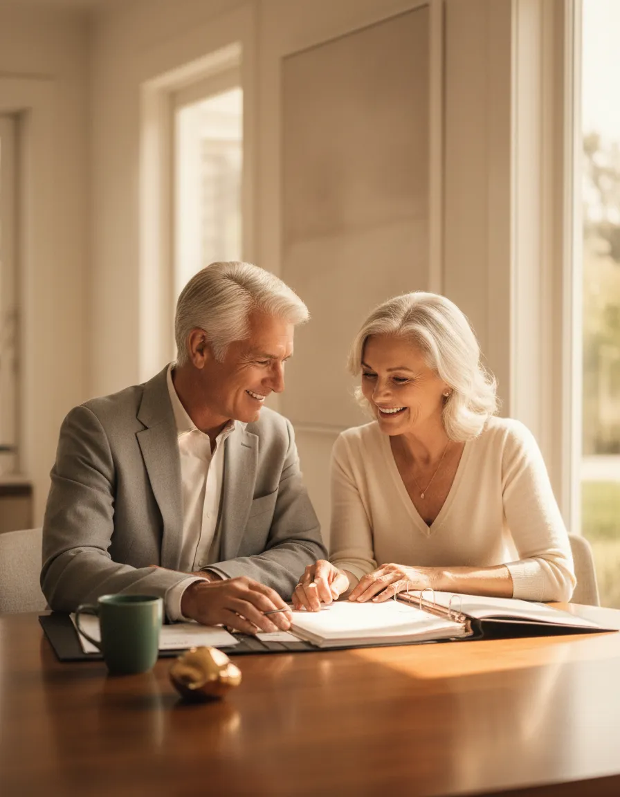 Warm professional photograph of insurance agency partnership