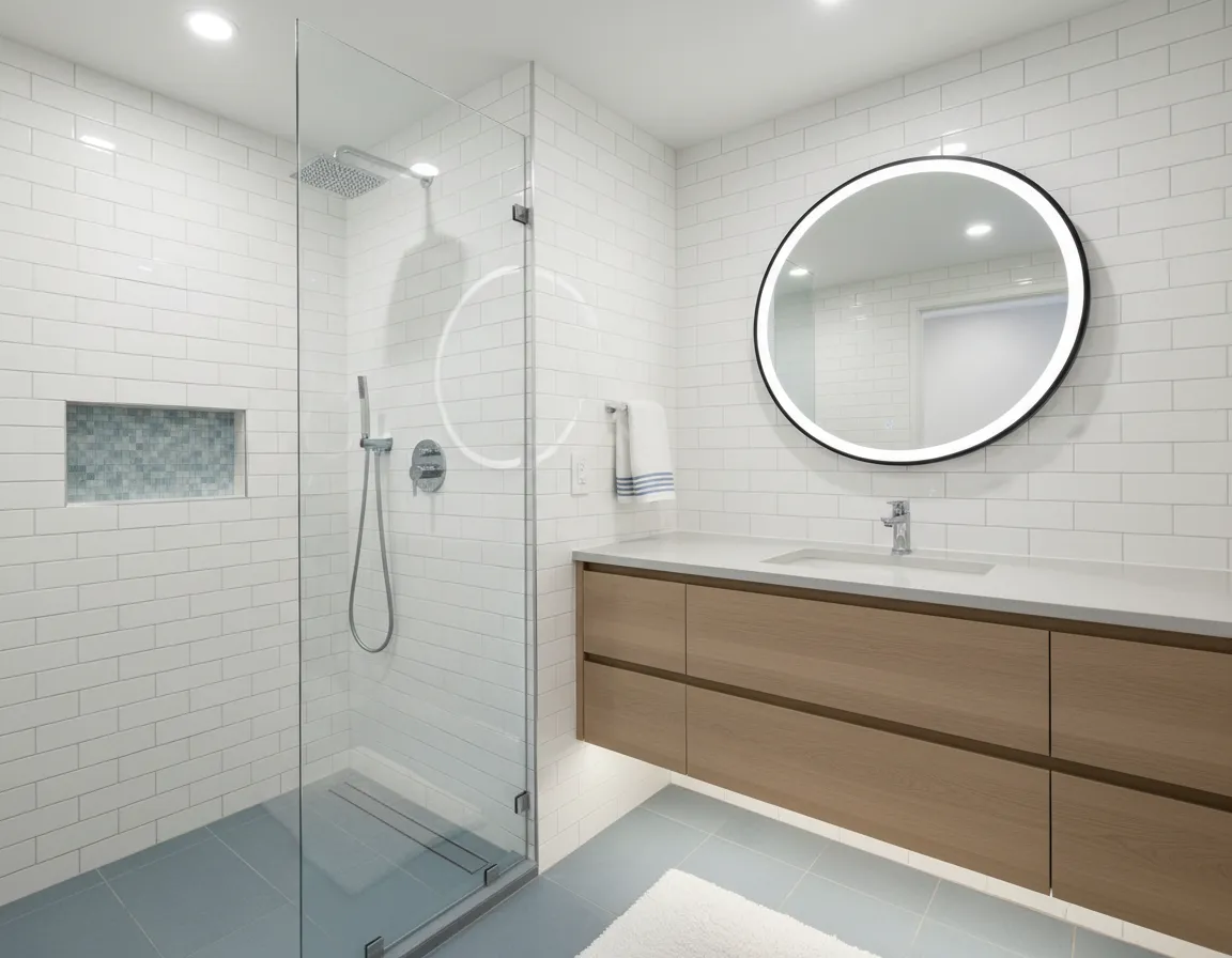 After bathroom remodel photo