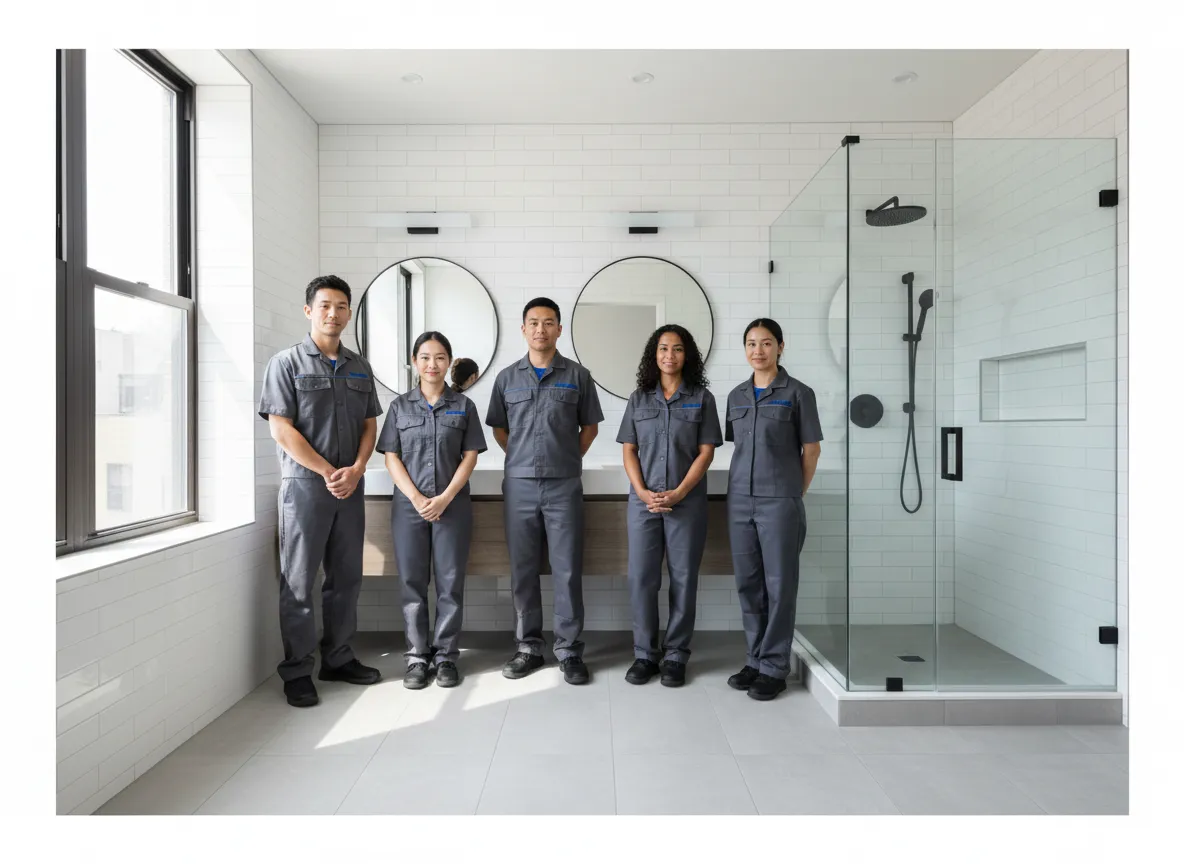 Professional bathroom remodeling team in New York
