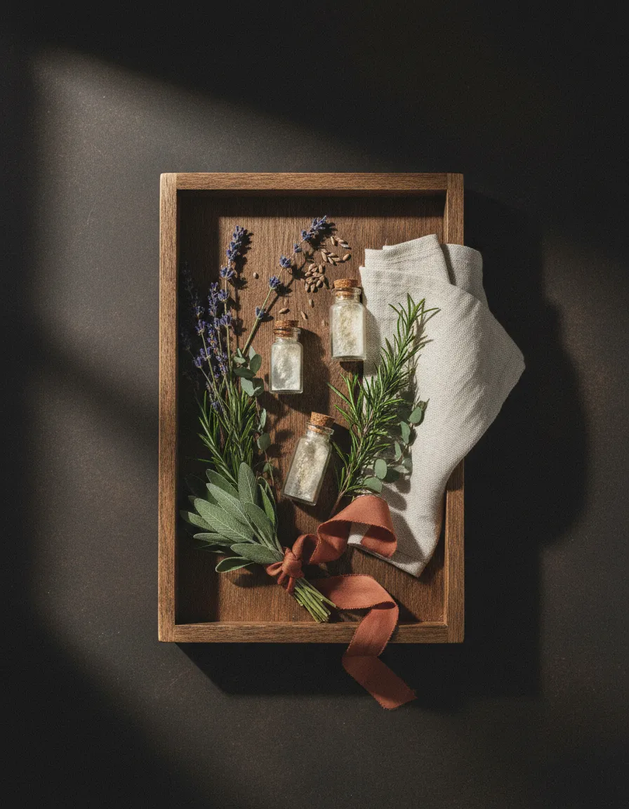 A beautifully curated subscription box of organic materials