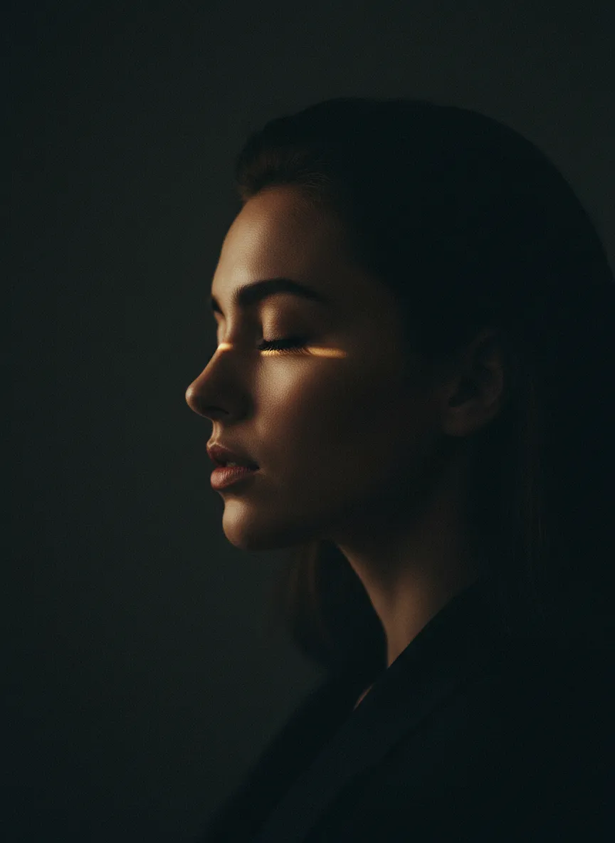 A warm golden-tinted portrait capturing the essence of the intellectual trap