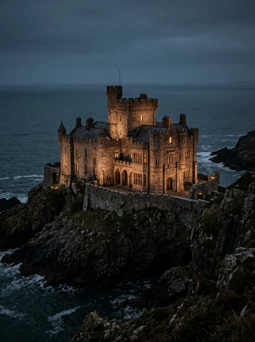Coastal architecture blending seamlessly into dramatic untouched topography