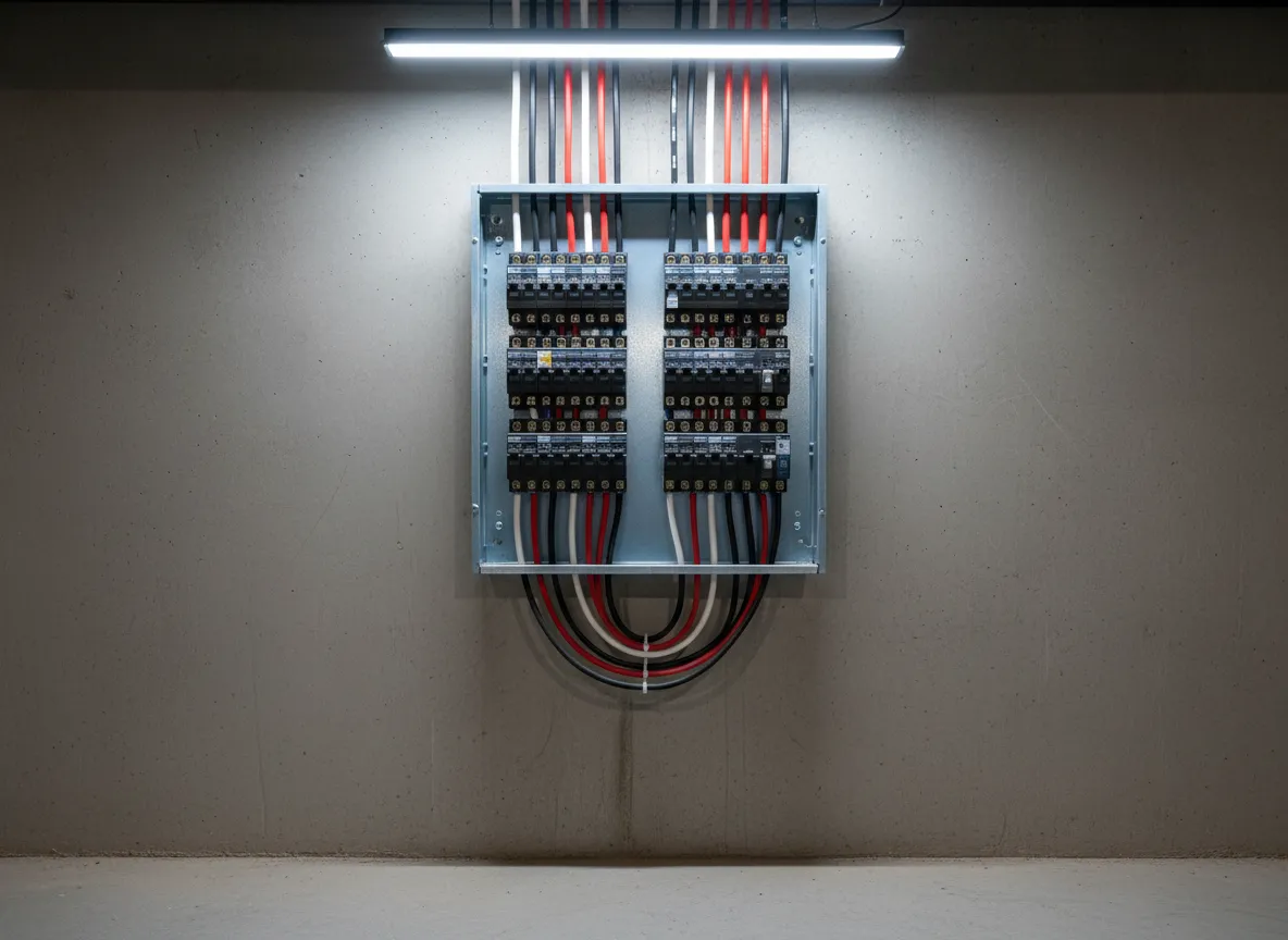 Volt Electrical Services 200-amp electrical panel with clear circuit labeling