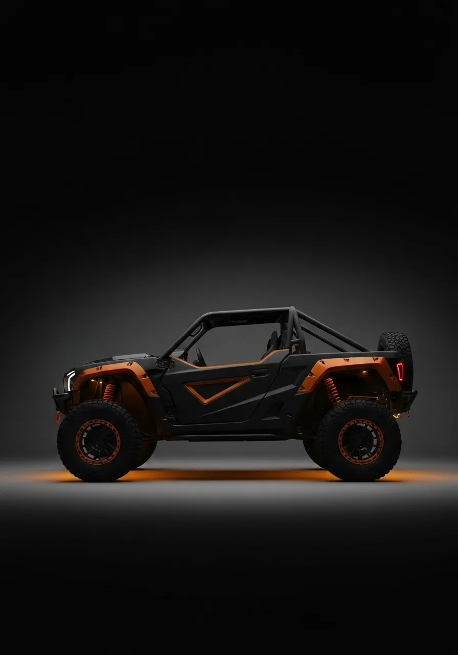 Finished off-road vehicle profile
