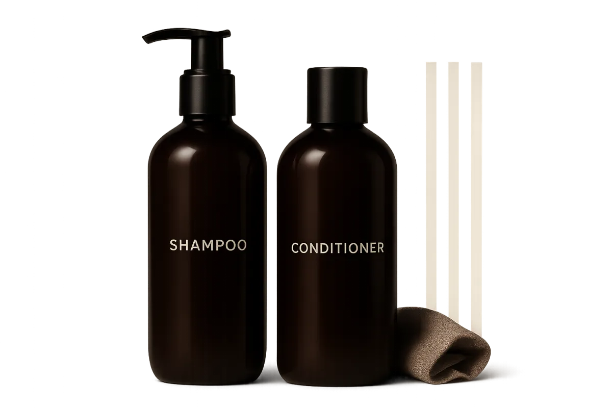 The Wash Day Duo set with gentle cleanser and rich conditioner