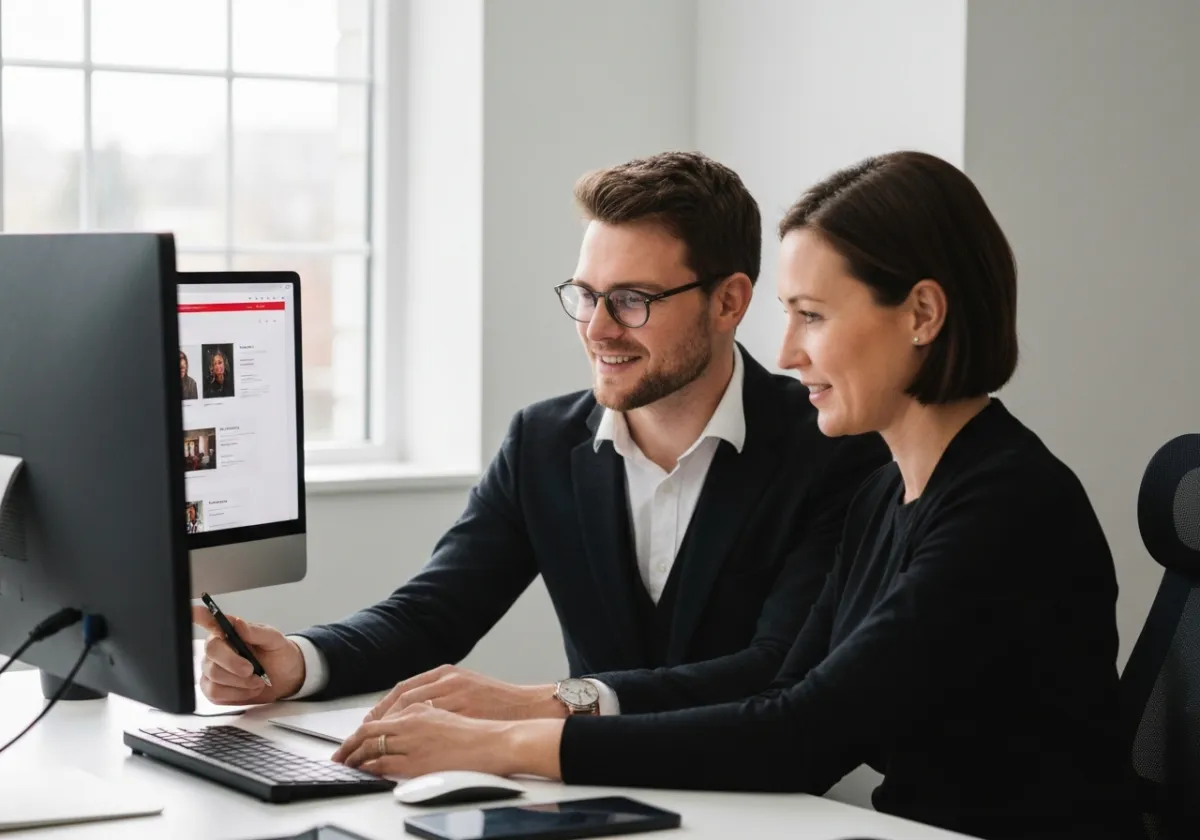 OnwardWeb Professional Team collaborating in modern office