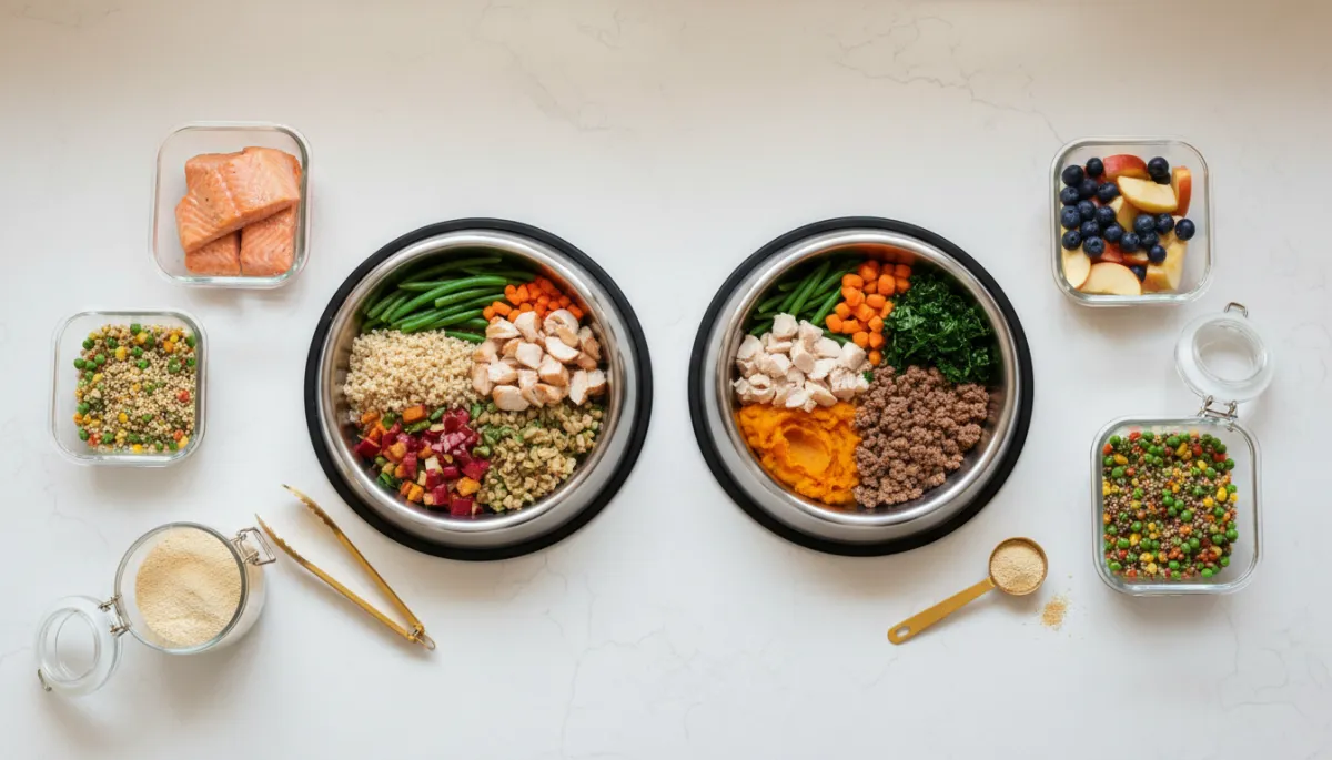 Fresh food for bulldogs