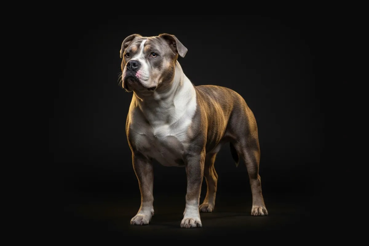 Team of diverse canine nutritionists and trainers, modern workspace, collaborative