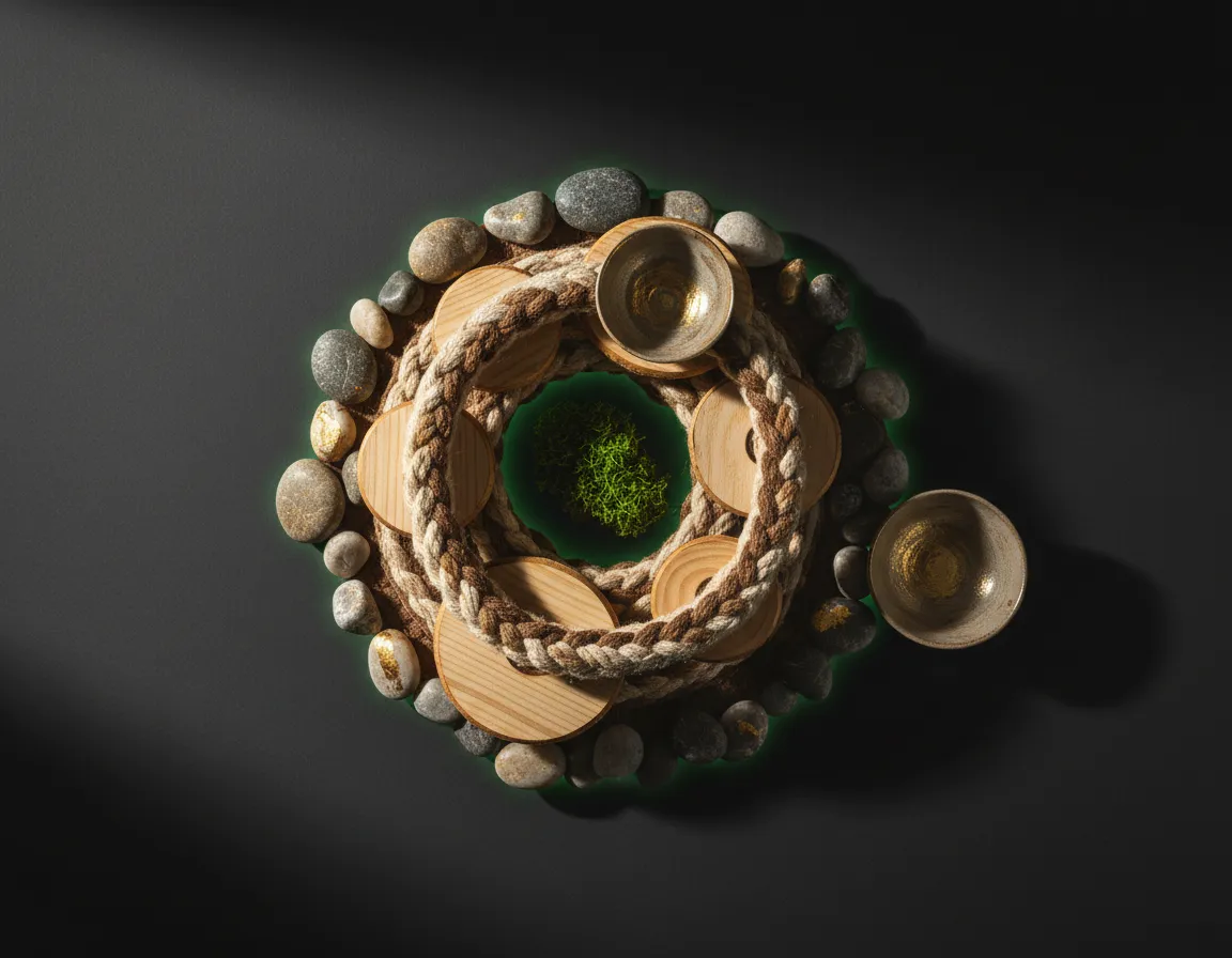 A natural ecosystem structure representing shared resources