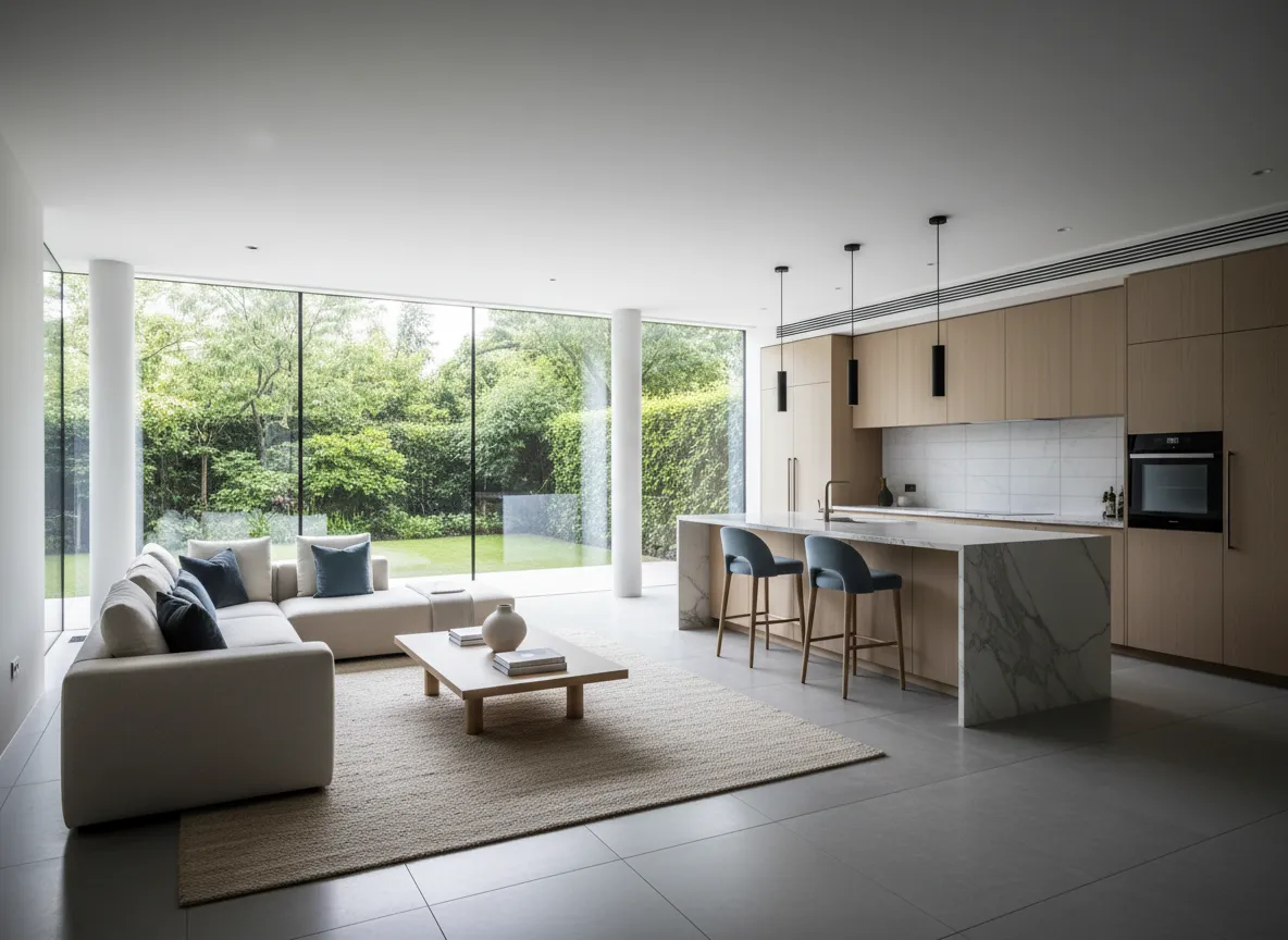 Modern real estate interior photography