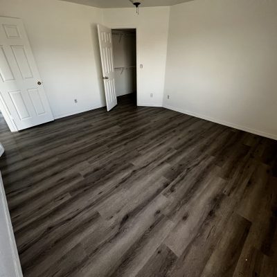 Kitchen with wood cabinets