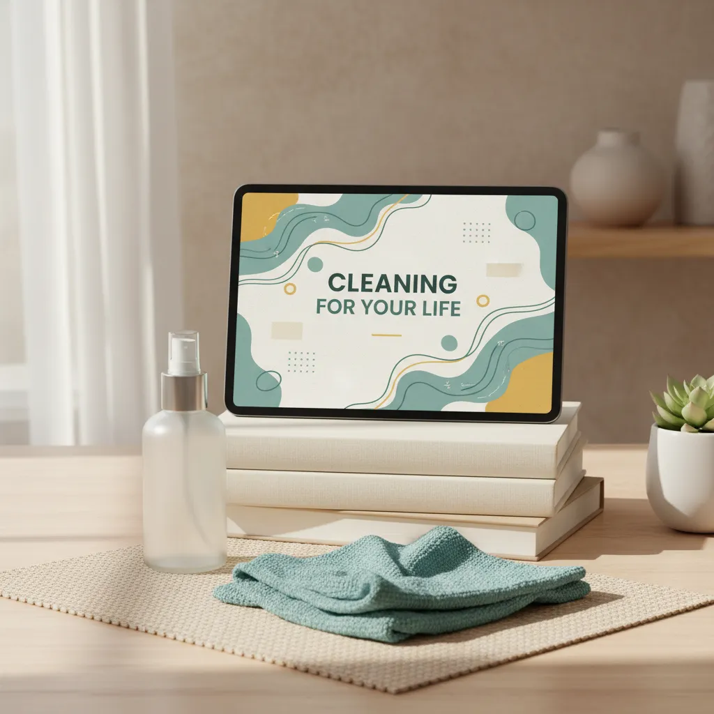Cleaning For Your Life e-book lifestyle image