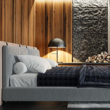 Modern bed staging