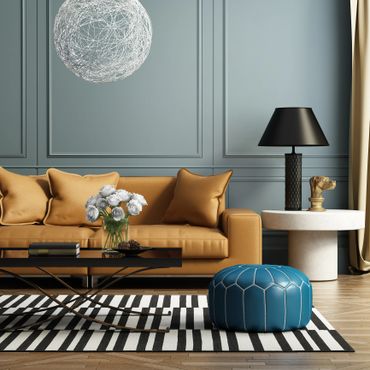 Modern living room seating
