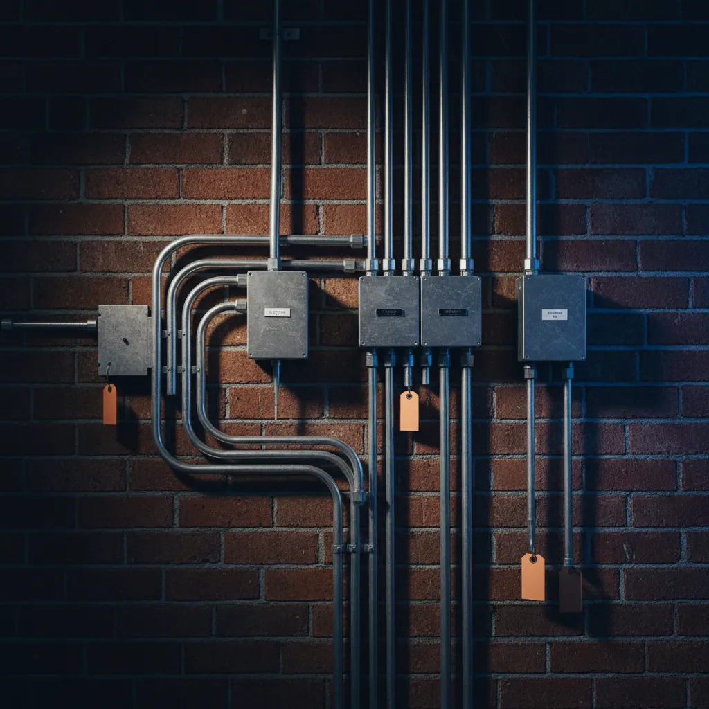 Commercial electrical panel installation and industrial wiring