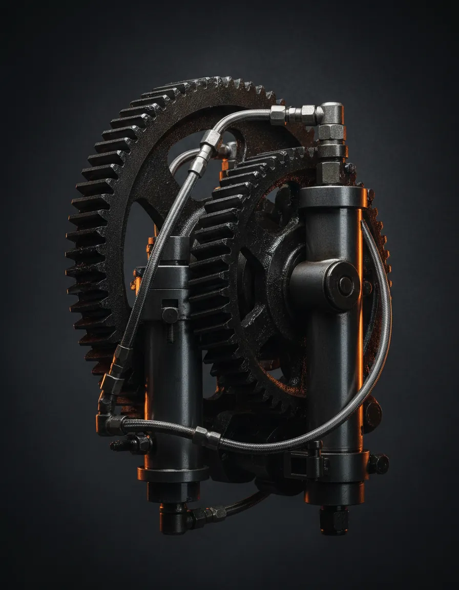 Heavy machinery steel and grease repair