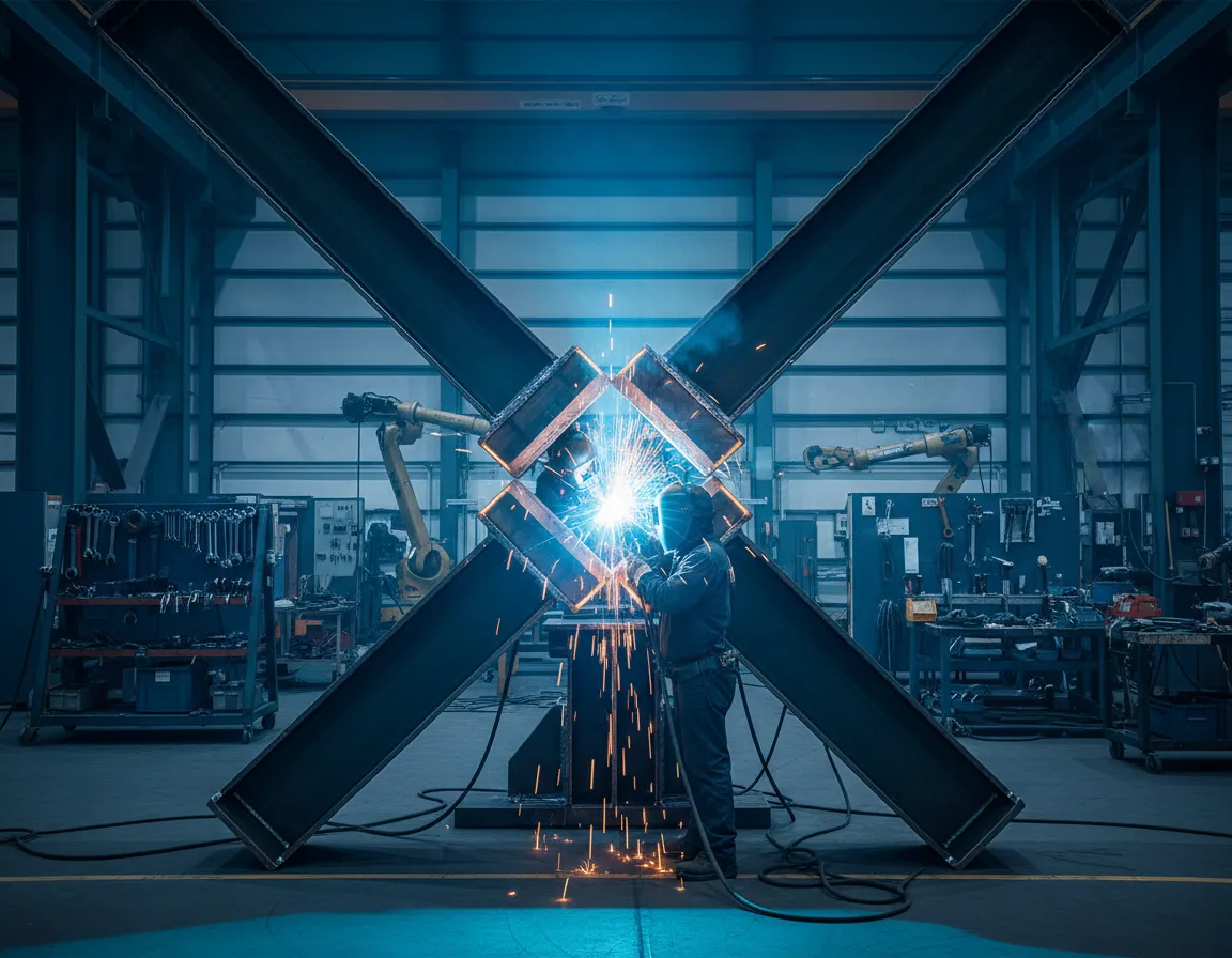 Structural Welding on steel framework