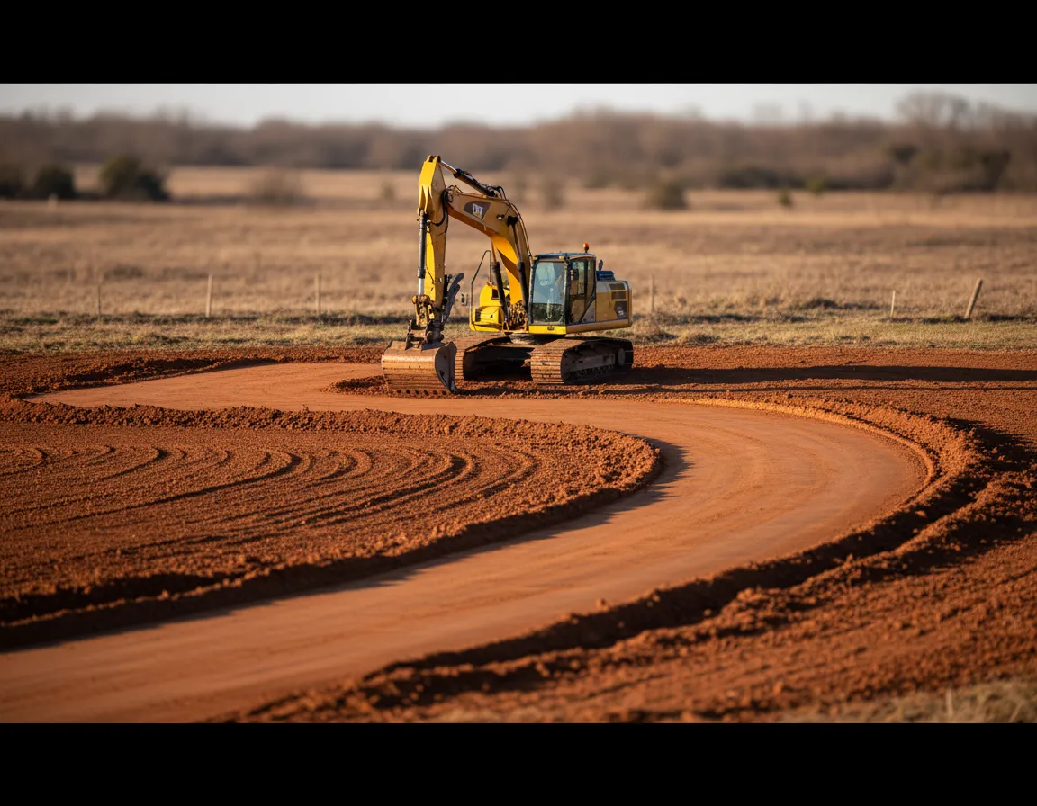 Residential dirt work and pad site preparation
