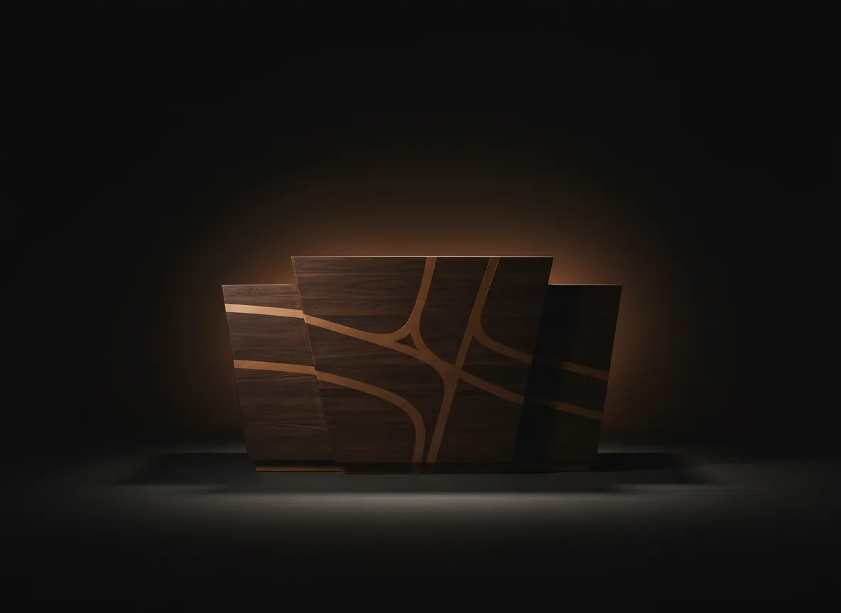 Commercial woodworking statement piece