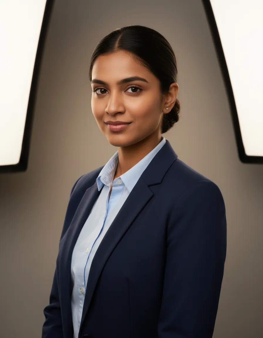 Studio portrait sample by Pixelense