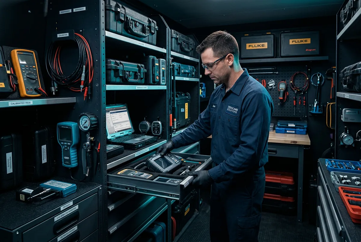 Commercial Trade Service Technician with Precision Equipment