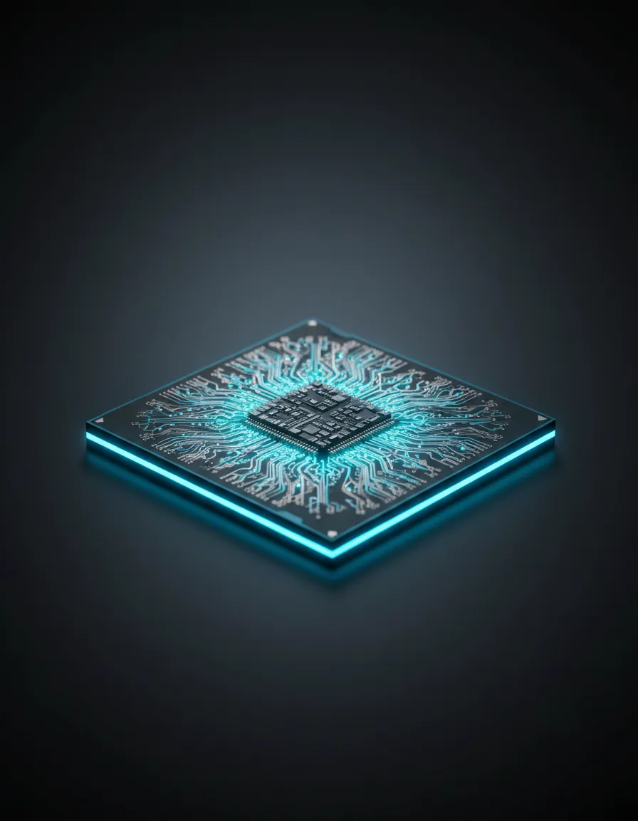 IBM Telum processor chip close-up